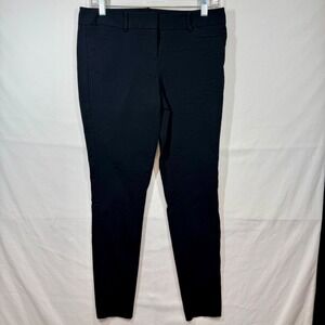 Satinato Black Dress Pants Career Office Wear Stretch Comfort Size 6‎